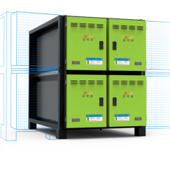 餐饮油烟净化箱